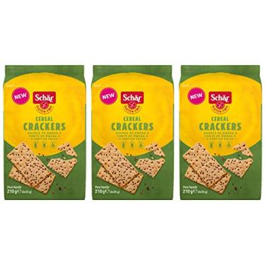 Imagem de Kit 3 Biscoito Crackers Multigrãos sem Glúten Schar 210g