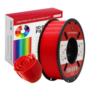 Imagem de PLA Filament 1.75mm, 3D Printer Filament for 3D Printers Accuracy +/- 0.02 mm 1Kg Spool, 1.75mm, Red