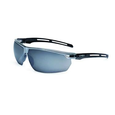 Imagem de Óculos de segurança Honeywell Ademco UVEX by S4043 Tirade selados com armação preta, armação preta, lente espelhada prata e revestimento Uvextra antiembaçamento