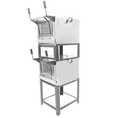 Imagem de Forno Roma Venâncio 60 cm de Lastro a Gás Duplo Inox com Pedra Refratária FIRIDI60