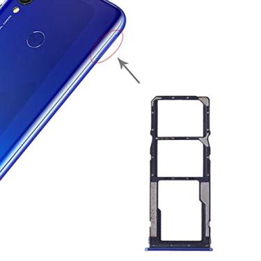 Imagem de HUANGYUNCHAO Acessórios telefônicos Bandeja de cartão SIM + bandeja de cartão SIM + cartão micro sd para xiaomi redmi 7 Substituição do telefone celular