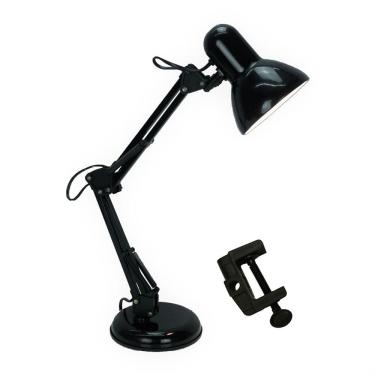 Imagem de Luminária Pixar Articulada Abajur Garra E Base S/ Lâmpada Trato - Preto