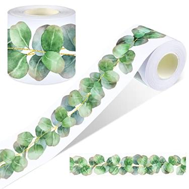 Imagem de Quadro de avisos de folhas verdes, folhas tropicais, folhas tropicais, vegetais, decoração de parede para sala de aula, banheiro, decoração de parede