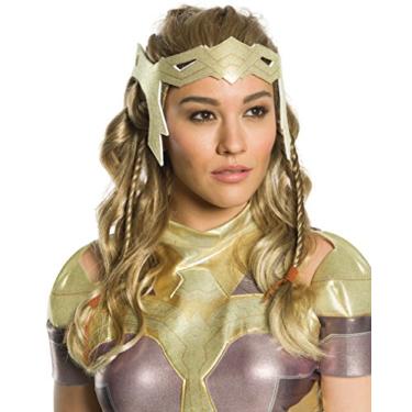 Imagem de Rubie's Peruca feminina fantasia Hippolyta do filme Mulher Maravilha, como mostrado, tamanho único, Conforme mostrado., tamanho nico