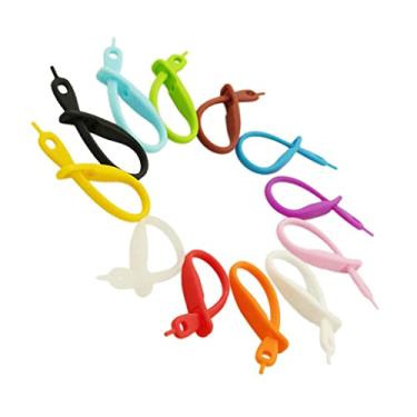 Imagem de Pacote com 12 etiquetas de tiras para taças de vinho, identificadores de veados, bares, pubs, festa