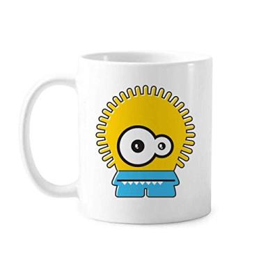 Imagem de Caneca de cerâmica alienígena universo e monstro amarelo alienígena cerâmica xícara de café louça