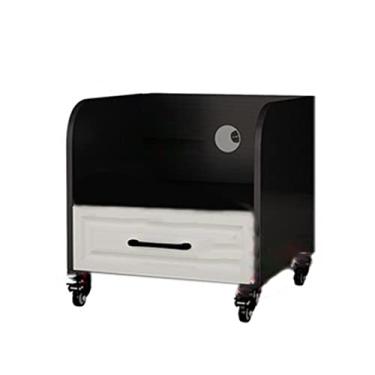 Imagem de KIZQYN Suporte de impressora Suporte de polia do chão ao teto Rack de armazenamento Mesa de escritório sob o suporte da impressora Rack Suporte de armazenamento Moldura principal com impressora de mesa de gaveta (Cor: C-40 * 38cm)