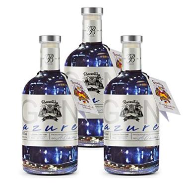 Imagem de Kit Azure Brennstube – Gin Premium Artesanal | 3x 500ml | Sem Glúten