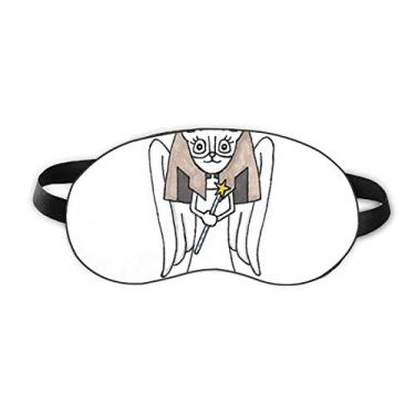 Imagem de Angel Bastet Wing Halo Star Sleep Eye Shield Soft Night Vlindfold Shade Cover