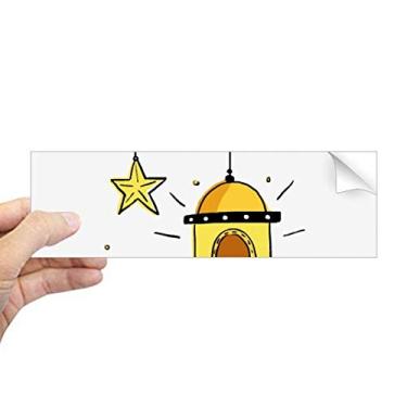 Imagem de DIYthinker Desenho simples geométrico formas padrão retangular para-choque adesivo notebook janela decalque