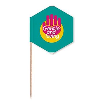 Imagem de Casal amor eterno, Art Déco, presente, bandeiras de palito, palitos de cupcake, festa celebração