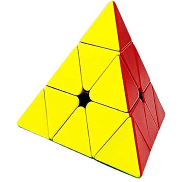 Imagem de Cubo Mágico Profissional Pyraminx MoYu Pirâmide Sem Adesivo