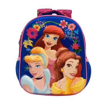 Imagem de Mochila Escolar Infantil Princesas Disney Pequena Xeryus
