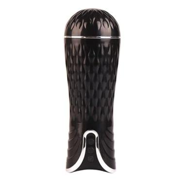 Imagem de Rechargeable Māstừrvādør Male Electric Sūccìoň, Mãstụrbadọres Aụtomáticä ​Copā, Másturbádộr Hộmbrę Másculinộ Vibrádộr with Intelligent Heating 40℃ and 7 Massage Modes, man massageGJ560