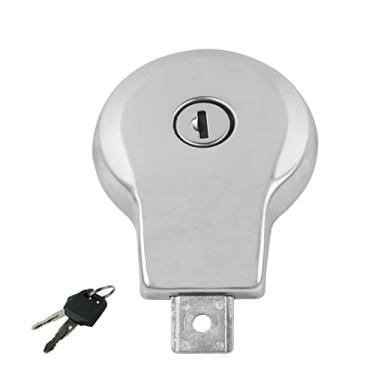 Imagem de FLYPIG Fuel Gas Tank Cap Cover with Keys fit Yamaha Virago XV125 250 400 535 750 1100F