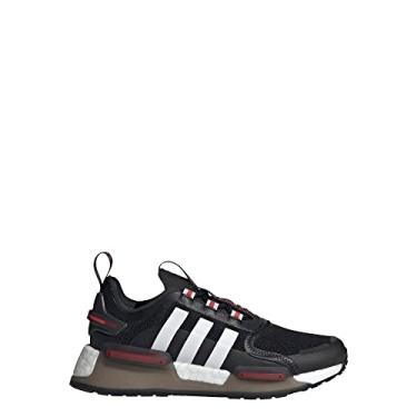 Imagem de adidas Tênis infantil NMD_V3, Preto/Preto/Branco, 4.5 Big Kid
