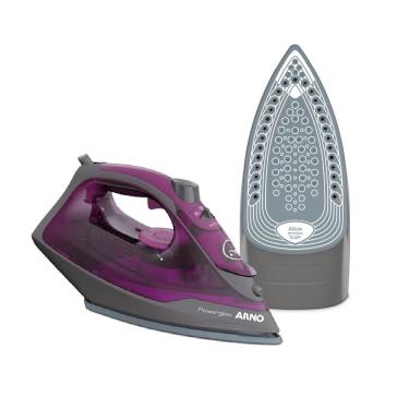 Imagem de Ferro A Vapor Arno Powergliss Base Xglide Fpo1 Roxo