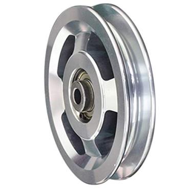 Imagem de Abbraccia Roda de polia de rolamento universal para máquina de cabos – peça de equipamento de academia resistente de liga de alumínio de aviação – 114 mm