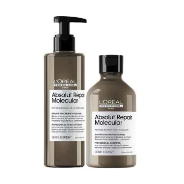 Imagem de Kit Shampoo + Sérum L&#039Oreal Professionnel Absolut Repair Molecular