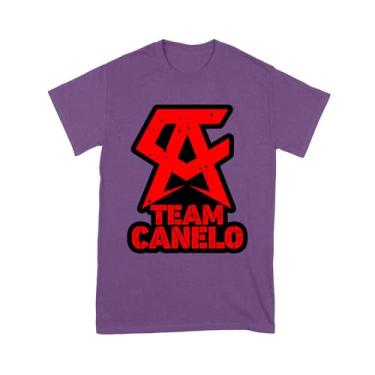 Imagem de Camiseta Team Canelo Alvarez Boxing Champion Supporter - Mostre seu orgulho de lutador, Roxa, P