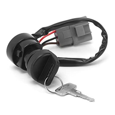 Imagem de Interruptor de Chave de Ignição, Substituição para Atv Big Bear 400 Yfm400 4x4 2009 a 2012 Metal Abs de Fácil de Instalar