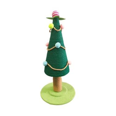 Imagem de Gralara Arranhadores para gatos para gatos de interior Arranhador para gatos Brinquedo para gatos Árvore de Natal para gatos, S