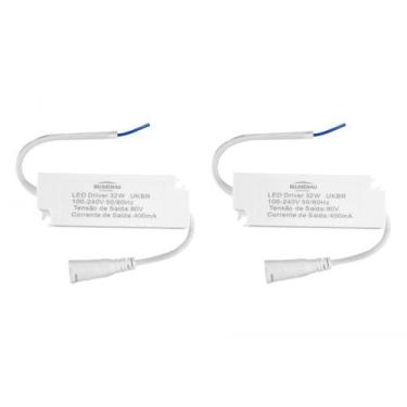 Imagem de Kit C/2 - Driver Reator Fonte P/Painel Led Blumenau 32W, Bivolt