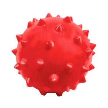 Imagem de Brinquedo Furacão Pet Bola Cravo Vermelha para Cães