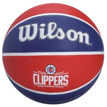Imagem de Bola De Basquete NBA Team Tribute Clippers 7 Wilson, Azul, Vermelho