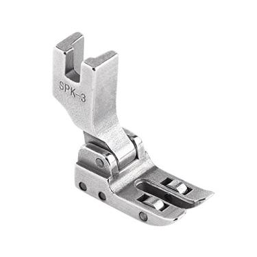 Imagem de Máquina de Costura Industrial Rolo Calcador pé Costura Tecido de Couro Pvc para Roupas Pesadas Roupas de Couro Aço 1pc
