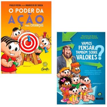 Imagem de Kit Educativo Turma Da Mônica: Vamos Pensar Também Sobre Valores + Pod