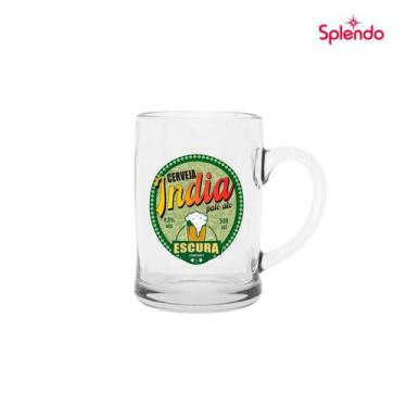 Imagem de Copo Caneca Cerveja Chopp Bebida Vidro Cervejeiro Premium - Splendo