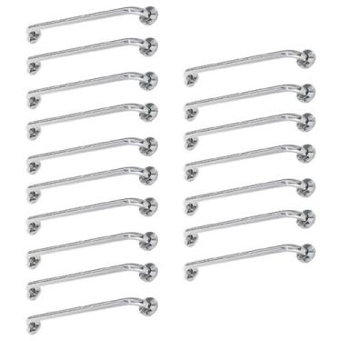Imagem de Alça de Apoio Inox Barra 80cm Kit 17 Unidades Cadeirante Idoso Deficie