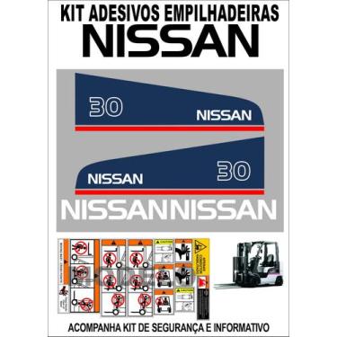 Imagem de Adesivos Empilhadeira Nissan 30 - MJS
