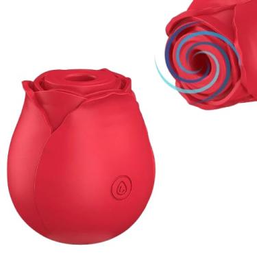 Imagem de Rosa Estimuladora Clitóris Mamilos Sugar Pulsação e Vibração Recarregável USB