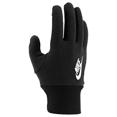 Imagem de Nike Luvas femininas de lã Club (preto/branco, pequeno)