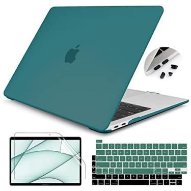 Imagem de Teryeefi Capa para MacBook Pro de 13 polegadas 2022 2021 2020 2019 2018 2017 2016 versão A2338 M1 M2 A2289 A2251 A2159 A1989 A1706 com Touch Bar e Retina, Frosk. ted Capa rígida + Capa de teclado,