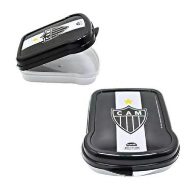 Imagem de Sanduicheira De Plástico Com Tampa Fixa Atlético Mineiro Oficial Plasu