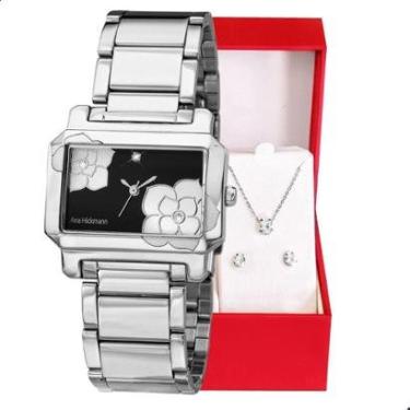 Imagem de Relógio Champion Ana Hickmann Analógico Aço Prata AH28026T-Feminino