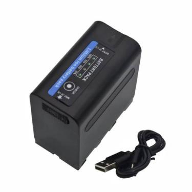 Imagem de Bateria Np-f980 Usb Para Filmadora Led Monitor 7.4v 10.000mah - SOLEST