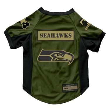 Imagem de Littlearth NFL Valor Pet Stretch Jersey Seattle Seahawks