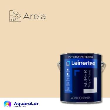 Imagem de Super acrílica leinertex toque suave acetinado 3,6l, AREIA, 3,6L