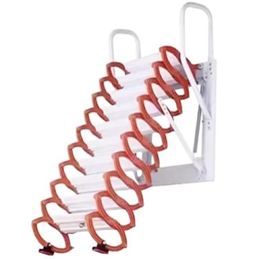 Imagem de Escada dobrável de parede de escada altamente personalizada rapidamente para implantar a liga de liga forjada sólida compacta fácil de armazenar para casa