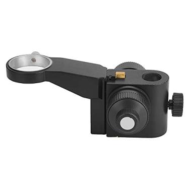 Imagem de Microscópio Estereoscópico de Metal Ajuste Fino X10a Suporte de Suporte de Suporte Alta Precisão para o Microscópio Estereoscópico de Zoom