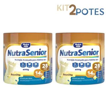 Imagem de Kit 2 Nutra Senior 50+ Suplemento Alimentar Completo rico em Vitaminas