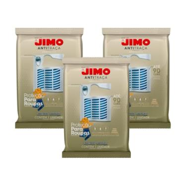 Imagem de Kit 3 Jimo Anti Traça Cartela Proteção Livros Armários Controle de Pragas Sem Cheiro