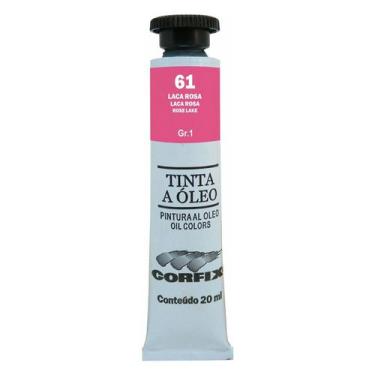 Imagem de Tinta Óleo 20ml G1 061 Laca Rosa Corfix, 061 - LACA ROSA