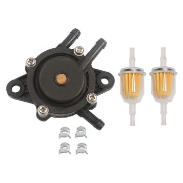 Imagem de Filtro de combustível de substituição HIFROM para bomba de combustível com grampo para John Deere 108 L105 102 115 105 X120 X145 L107 L108 LA125 LA115 LA105 D110 D105 Trator de grama MIA12509 MIA11474