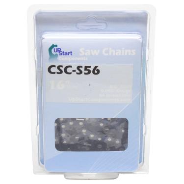 Imagem de Motosserra semi chisel UpStart Components pacote com 6 unidades de 16 polegadas para serras Oregon 91PX056G – (16 polegadas, 3/8" de perfil baixo, 0,050" de calibração, 56 elos de unidade, CSC-S56)