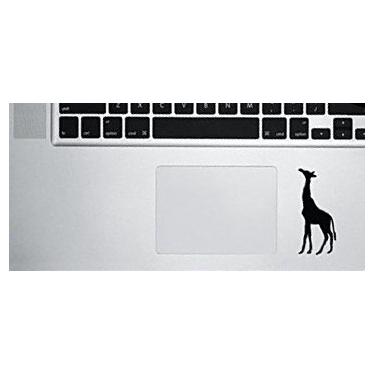 Imagem de Decalque comendo girafa ** Pacote com dois ** Adesivos de vinil | MacBook Laptop Computador Carros Caminhões Vans Paredes | Preto |8.9 x 3.8 cm|CCI868